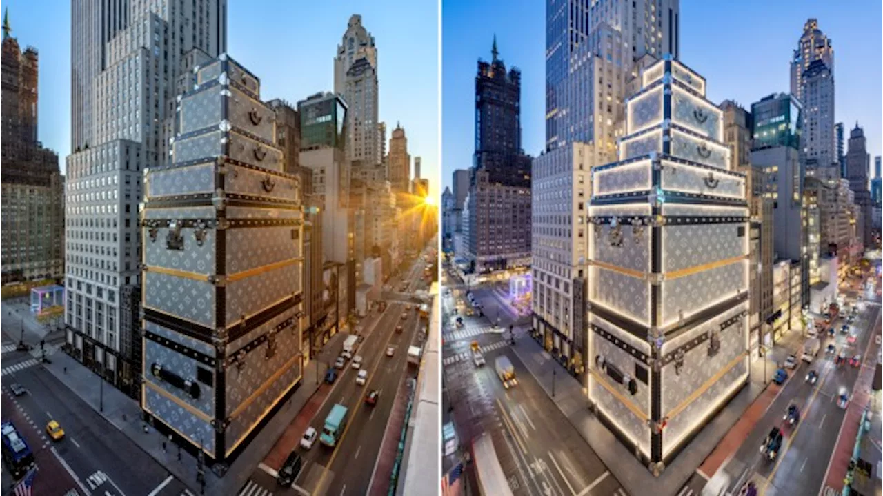 Louis Vuitton’s Old N.Y.C. Flagship Now Looks Like a Massive Version of Its Iconic Trunks