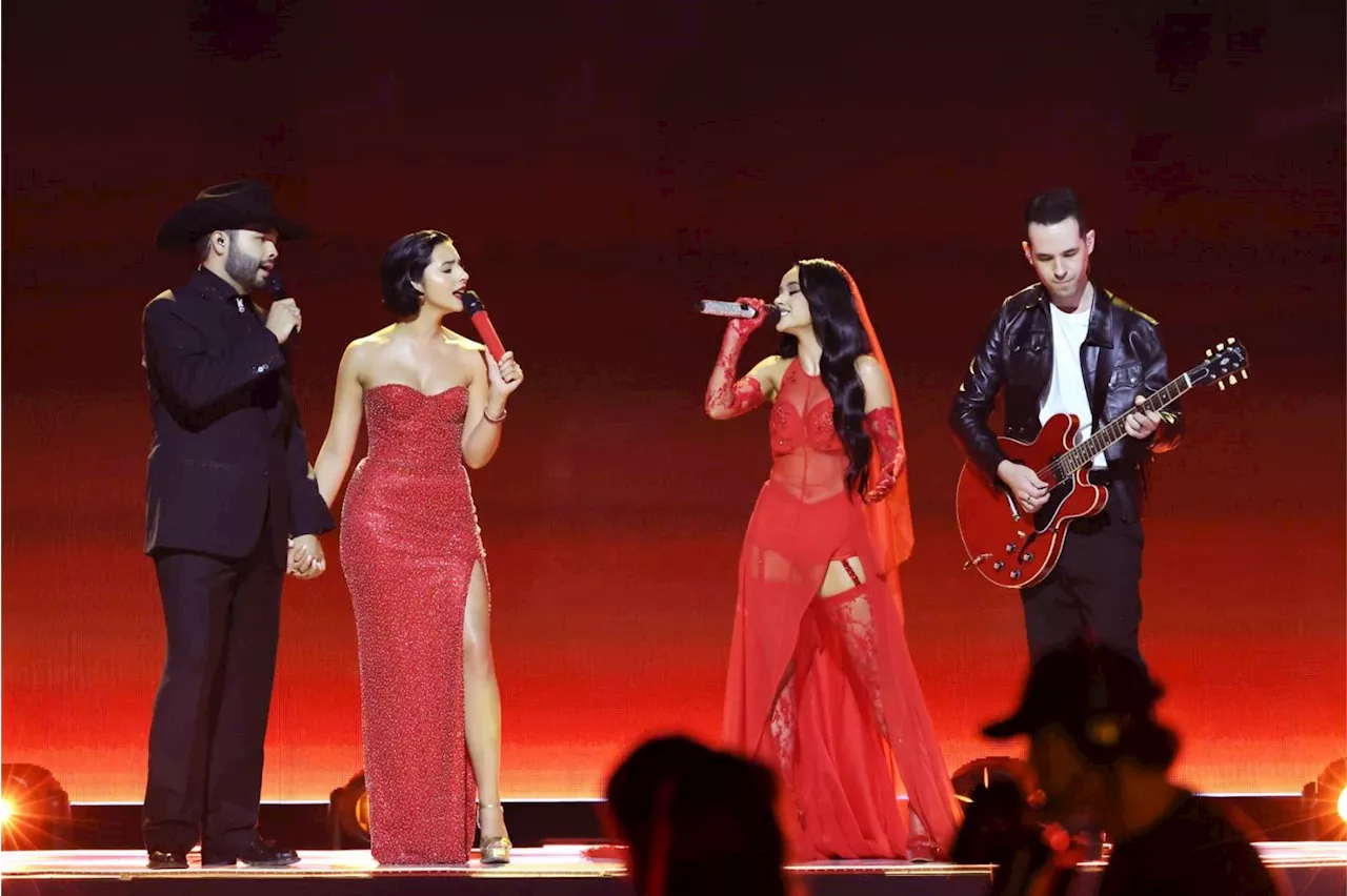 Ángela Aguilar, Becky G Perform ‘Por El Contrario’ at 2024 Latin Grammys