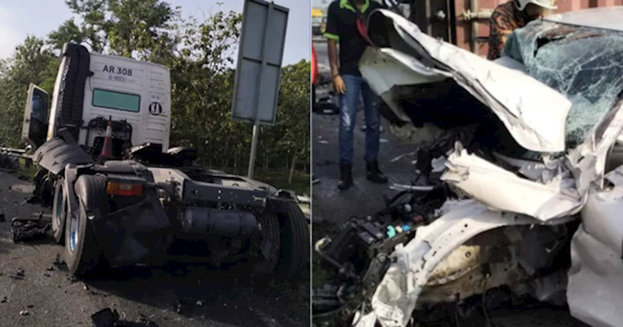 1 Dead & 2 Injured In Yet Another Fatal Crash Involving A Container Lorry