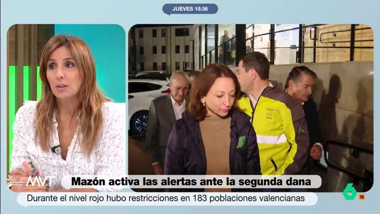 Carmen Morodo: 'Si los valencianos hubiesen recibido las mismas alertas que los andaluces, se habrían que