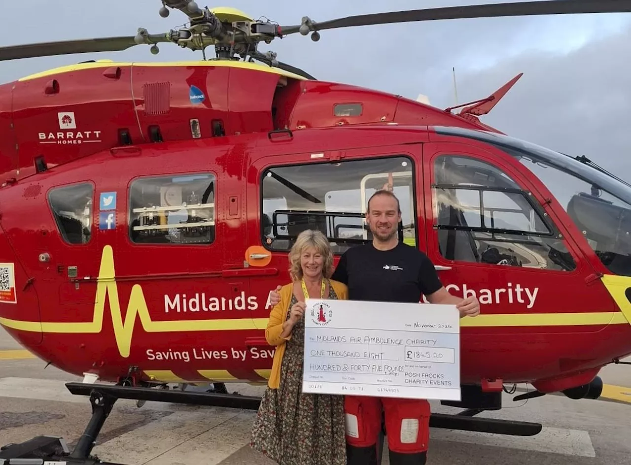 Local businesswomen support Midlands Air Ambulance Charity