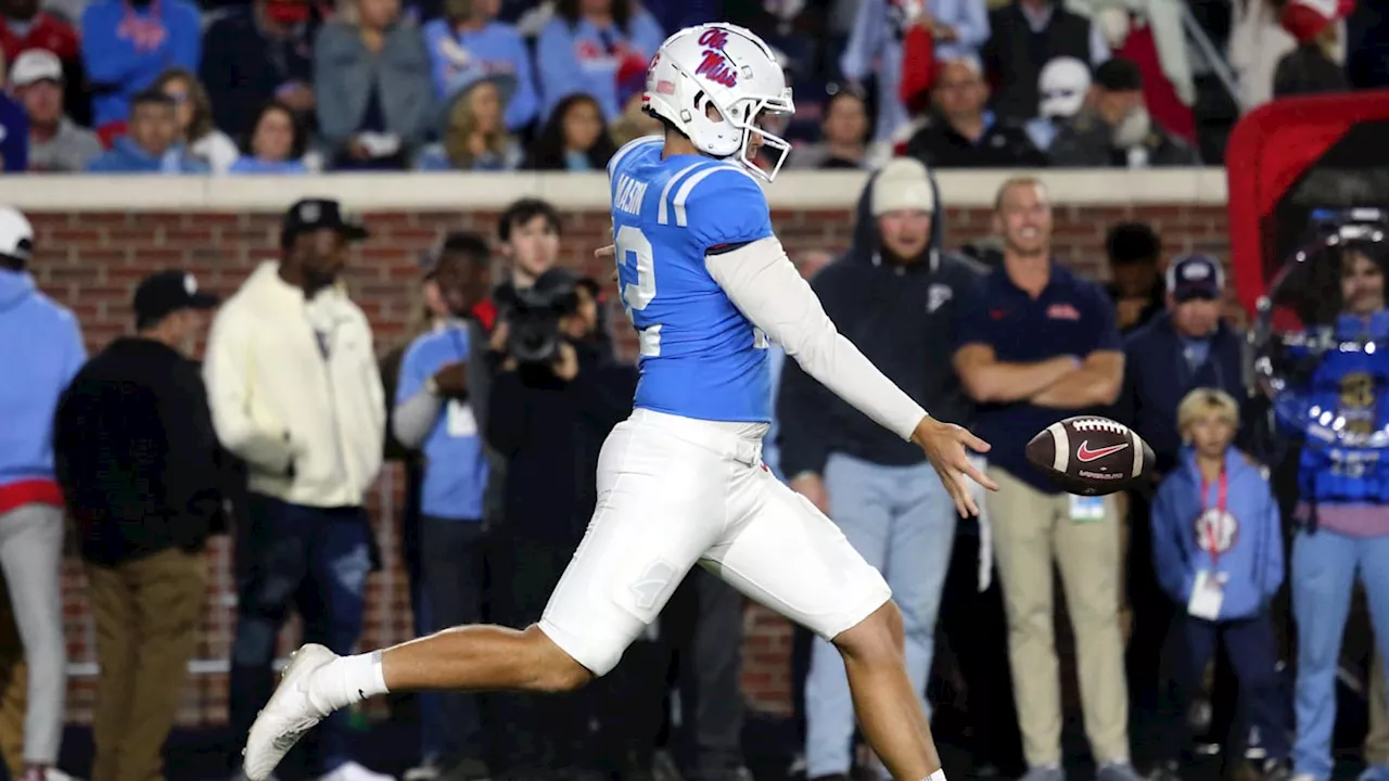 Ole Miss Punter Fraser Masin Named Ray Guy Award Semifinalist