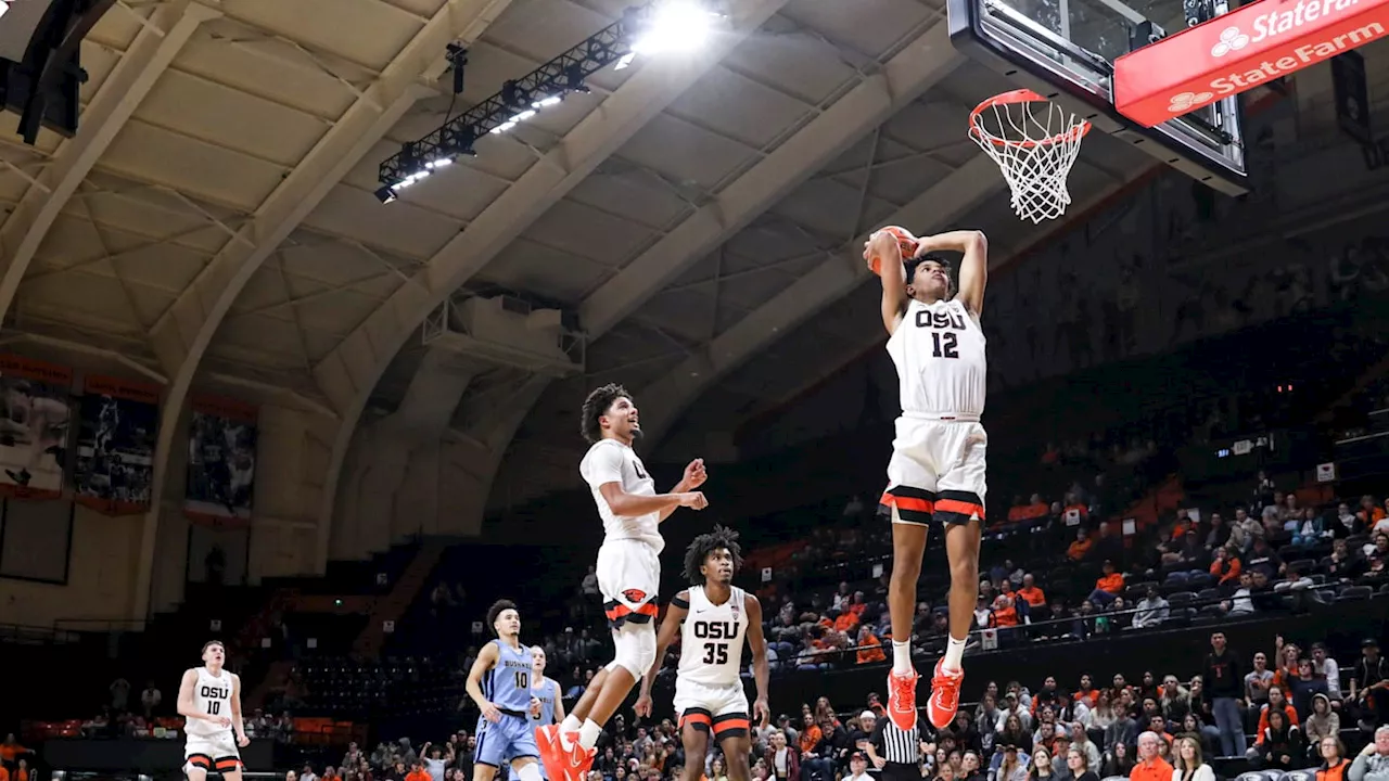 Oregon State MBB Hosts Cal State-Fullerton (7PM PST, ESPN+)