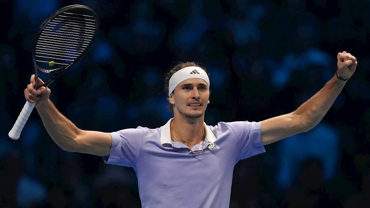 ATP Finals: Alexander Zverev defeats Carlos Alcaraz in thriller to make it through to semi-finals