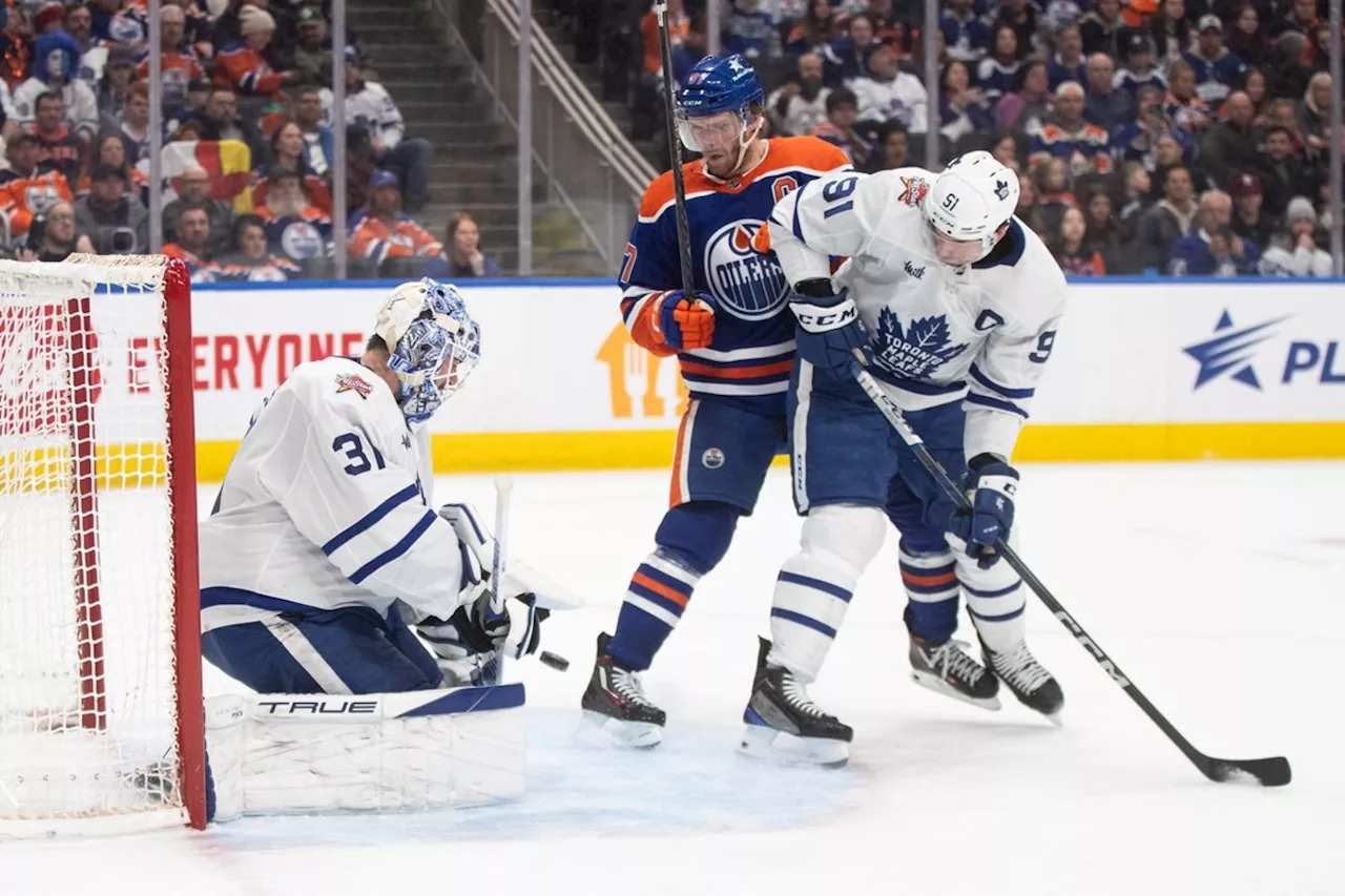 Leafs set to face milestone-reaching McDavid; Matthews still out injured