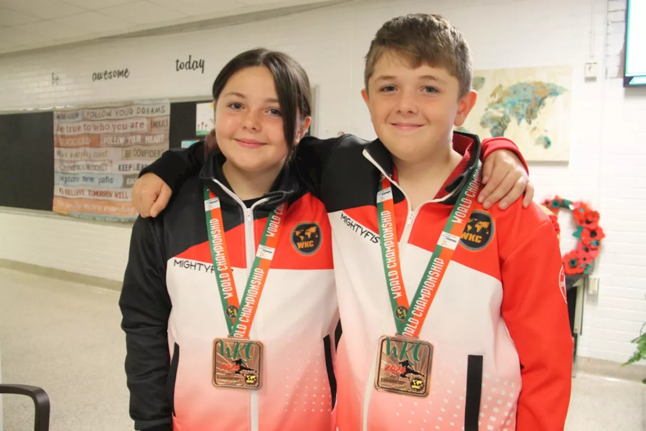 Sault martial arts siblings win medals at World Championships