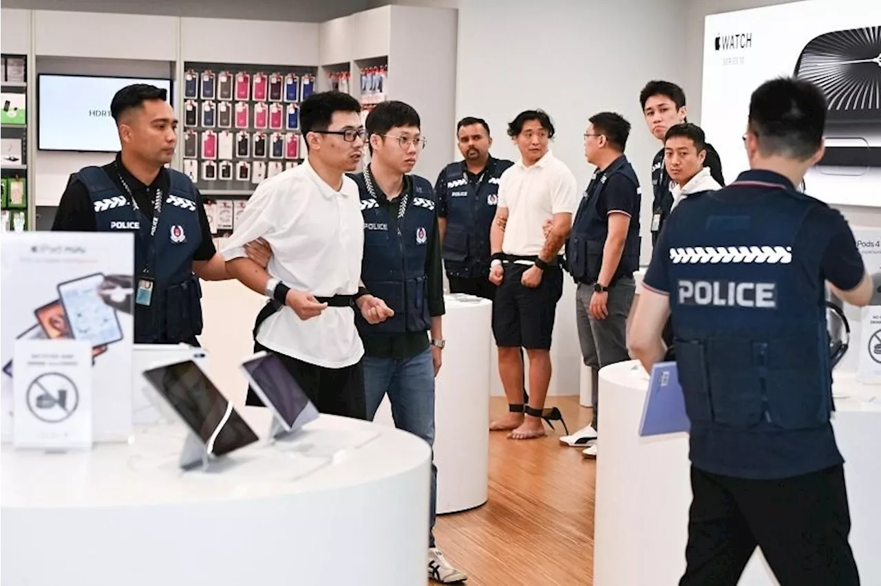 Scam syndicates sending foreigners to Singapore to cheat retailers like Apple Store, Best Denki