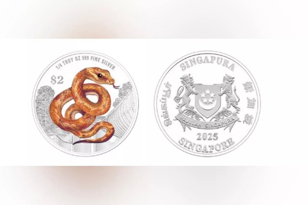 MAS unveils coins for Year of the Snake, collectors can place advance orders from today