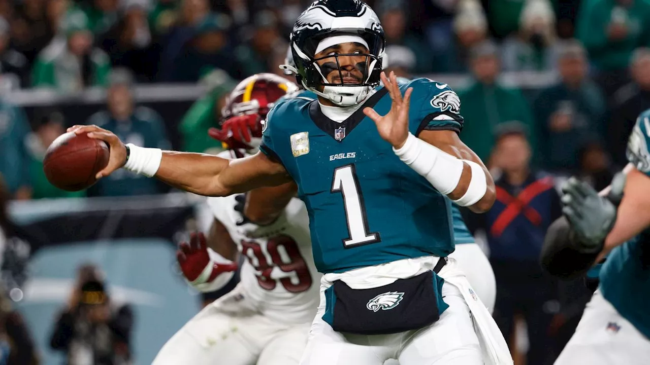 NFL: Zwei Touchdowns in 20 Sekunden: Eagles gewinnen Spitzenspiel