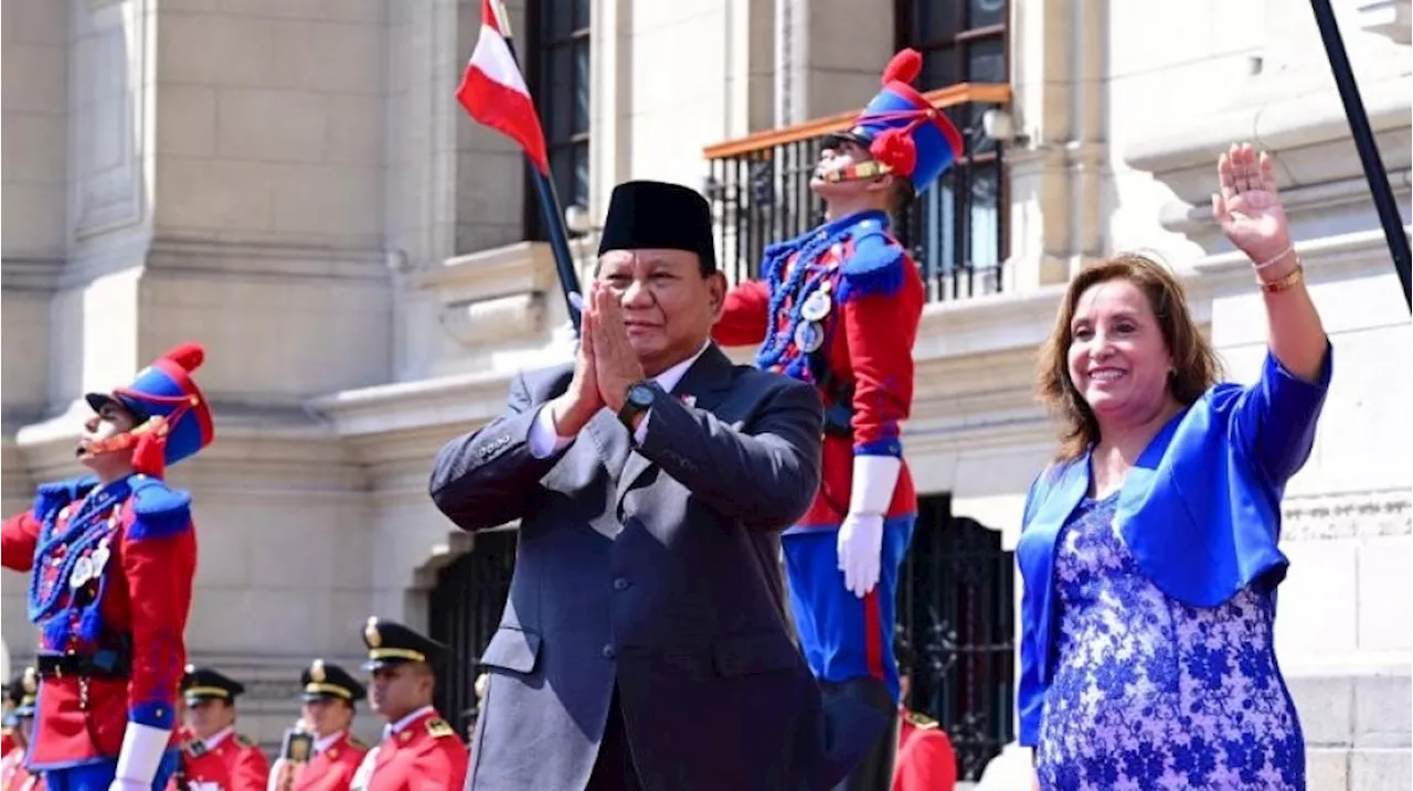 Lanjut Kunker ke Peru, Presiden Prabowo dan Presiden Dina Boluarte Gelar Pertemuan Tete-a-Tete