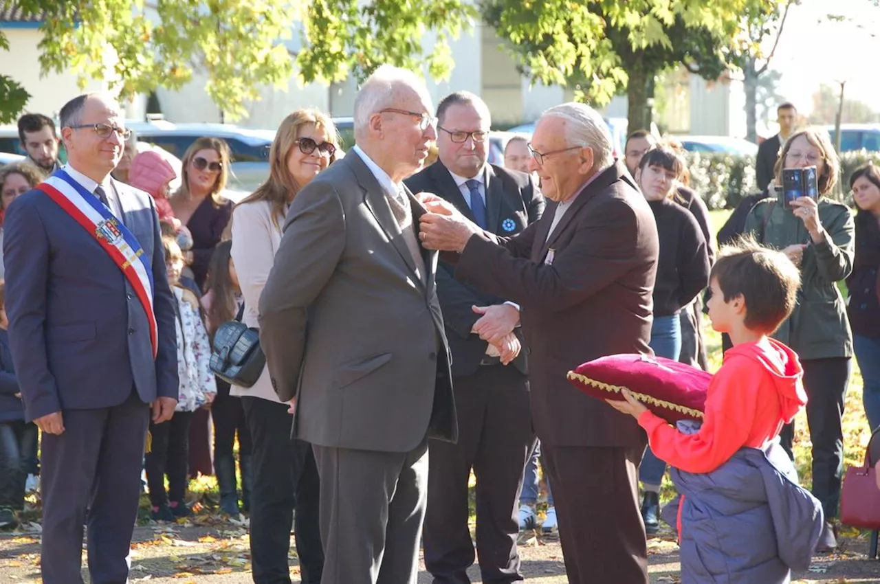 Lamonzie-Saint-Martin : un ancien combattant distingué lors de la cérémonie du 11 Novembre