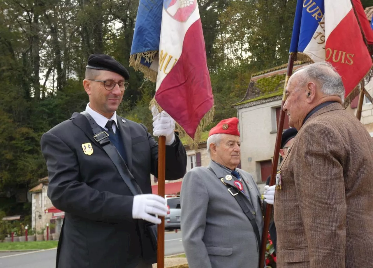 Mussidanais : l’hommage à Gilbert Fouillaret, doyen des porte-drapeaux, qui passe la main