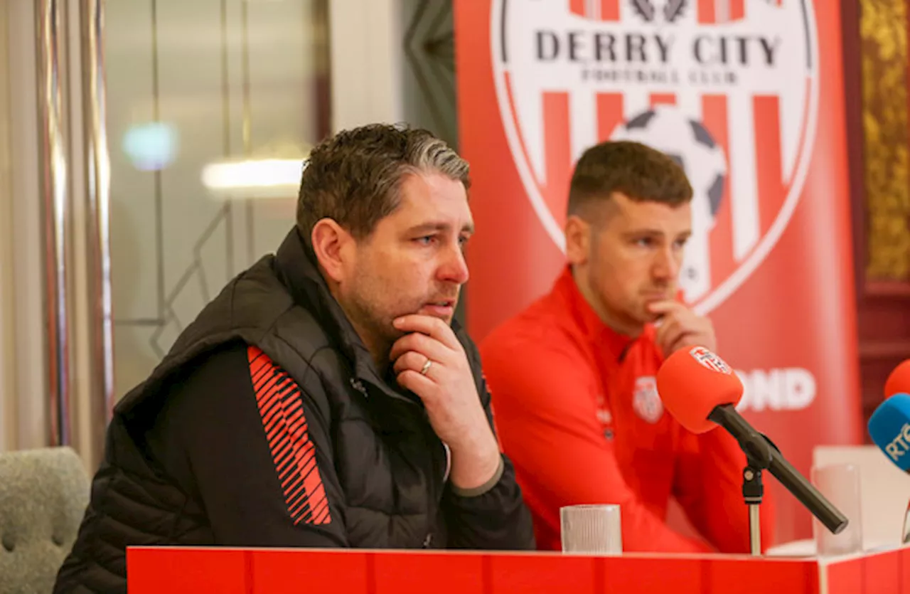 Double blow for Derry City as manager Ruaidhrí Higgins and captain Patrick McEleney depart