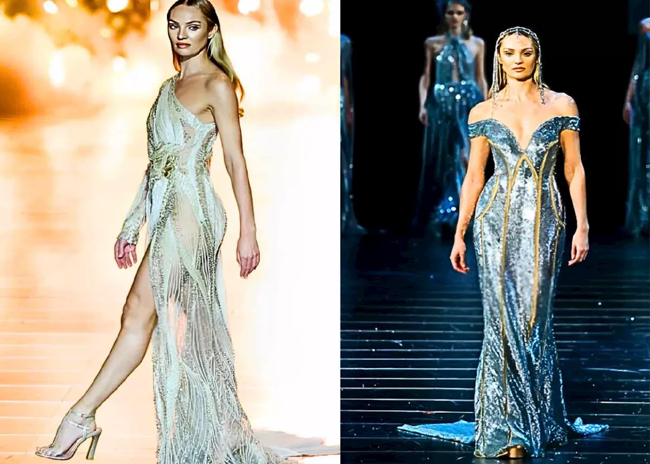 Candice Swanepoel shines at Elie Saab’s fashion show