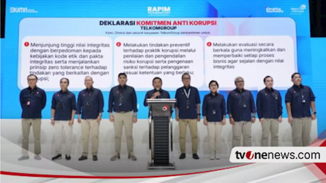 Jelang Peringatan Hari Antikorupsi Sedunia (Hakordia) 2024, TelkomGroup Deklarasikan Komitmen Anti Korupsi