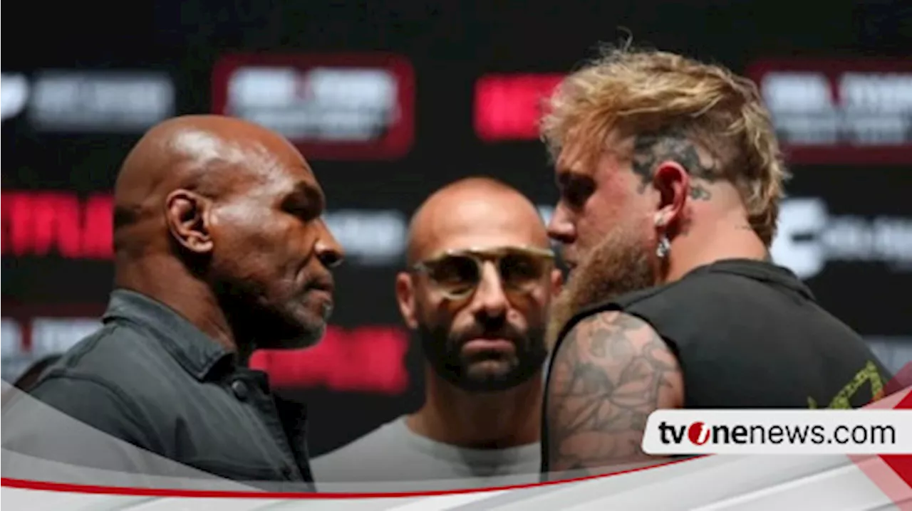 Link Live Streaming Duel Tinju Mike Tyson Vs Jake Paul di Kelas Berat Hari Ini, Nonton di Mana?