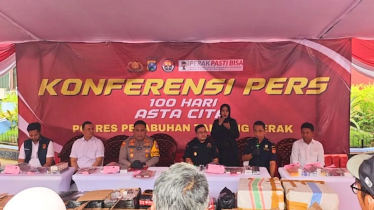 Bea Cukai dan Polri Gagalkan Peredaran 7 Juta Batang Rokok Ilegal melalui Tanjung Perak