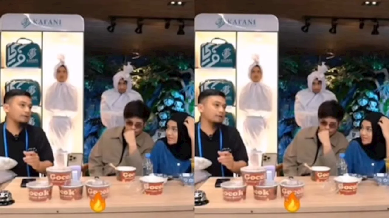 Momen Kocak Penjual Kain Kafan saat Live Shopping di TikTok, Atta dan Aurel Ikut Jualan!