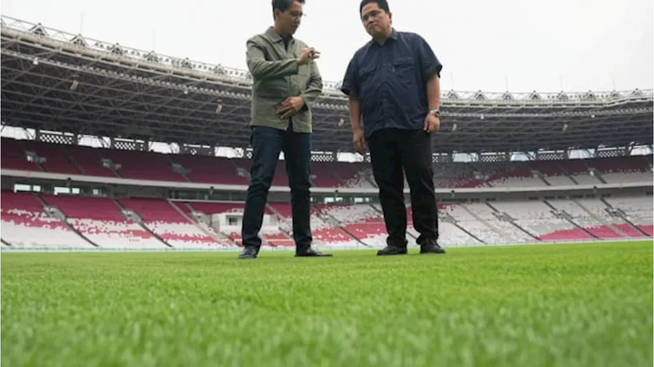 Sempat Disebut Erick Thohir Terbaik yang Pernah Dirasa, Rumput GBK Kenyataanya Tak Memuaskan Pemain Jepang