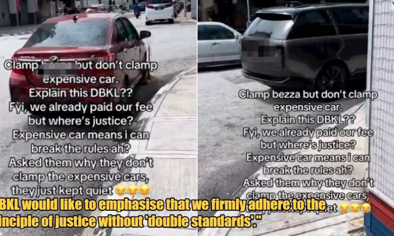 DBKL Responds to Claims That Luxury Cars Were Left Unclamped Despite Parking Illegally in Bangsar