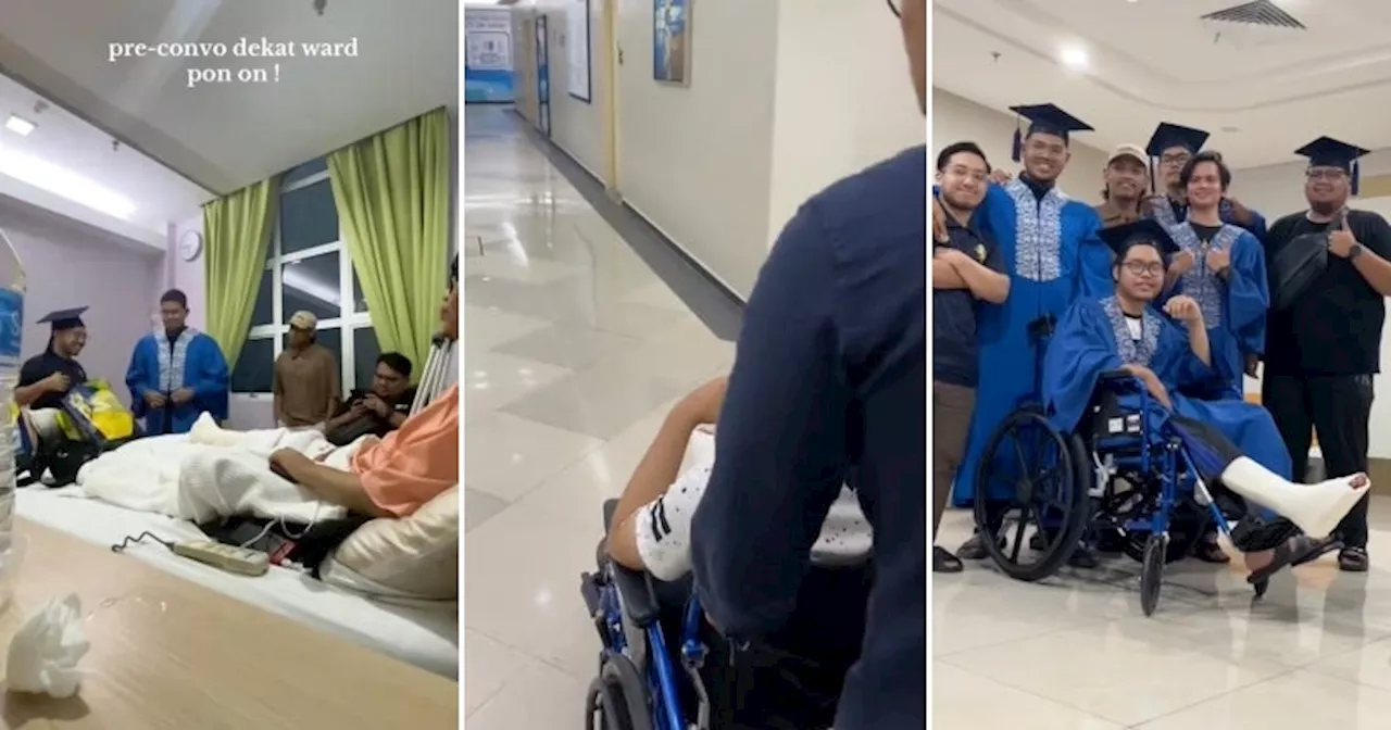  M'sians Hold Pre-Convo Photoshoot at Hospital After Friend Got into Accident Before Graduation