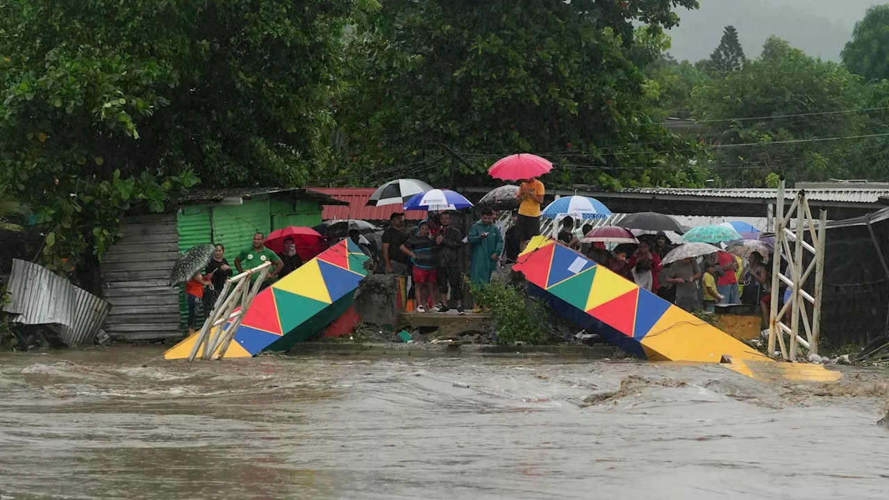 Tropical storm Sara drenches Honduras, with flash flooding and mudslides in forecast