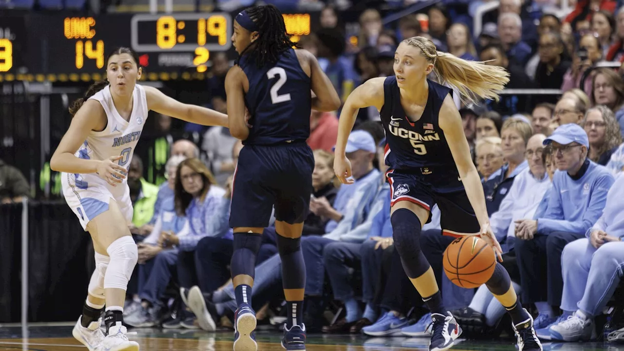 Bueckers scores 29, Auriemma ties Division I coaching record as No. 2 UConn beats No. 14 UNC 69-58