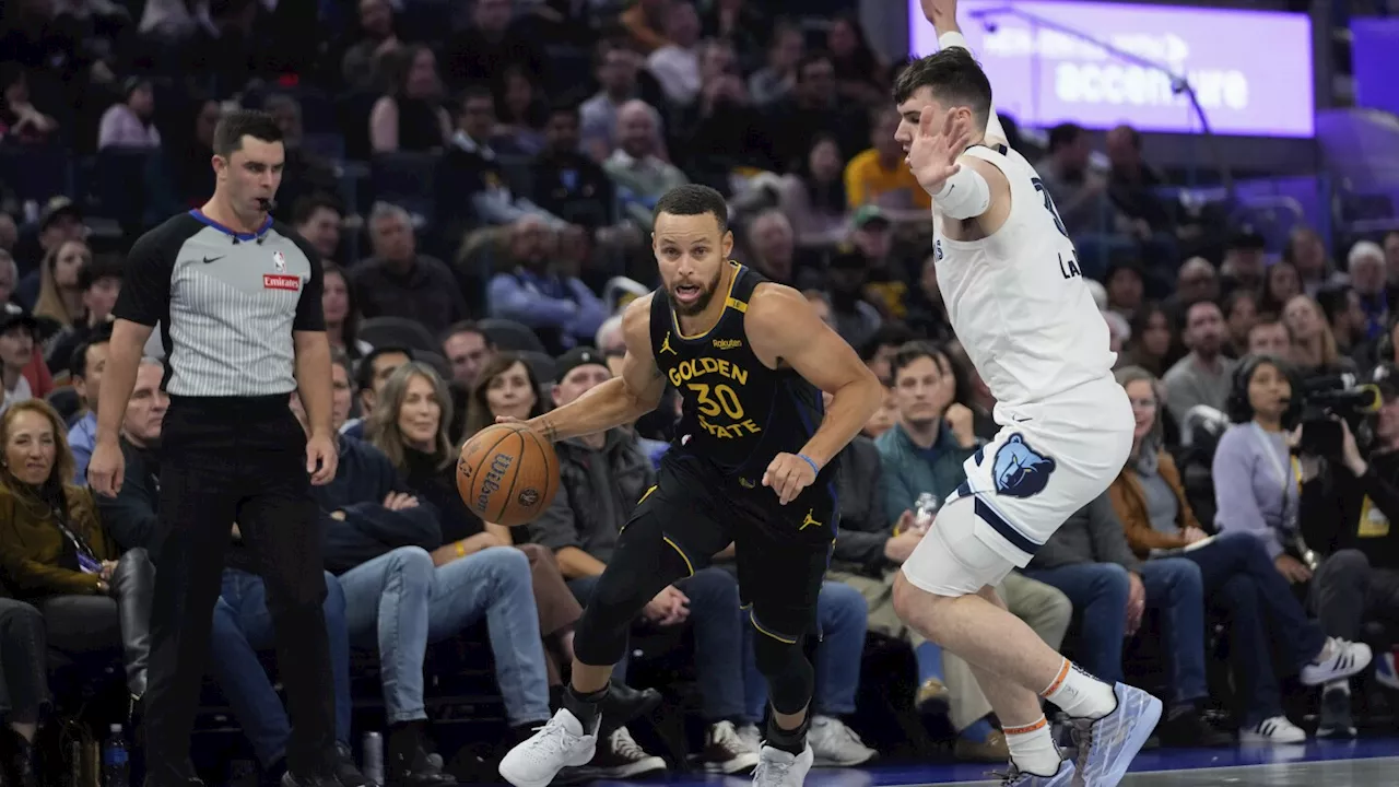 Draymond Green and Stephen Curry lead balanced Warriors past Grizzlies 123-118