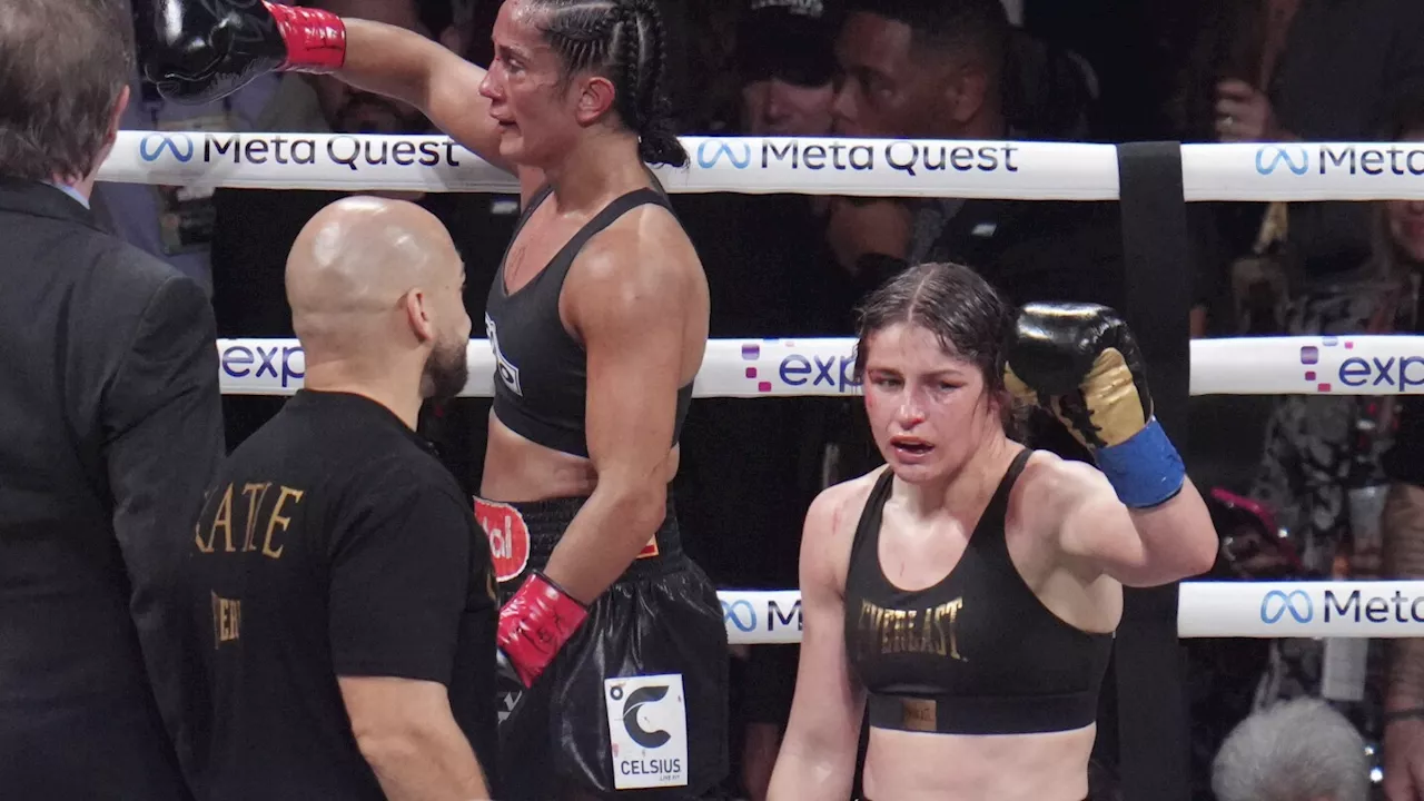 Katie Taylor beats Amanda Serrano again in another slugfest with a disputed decision