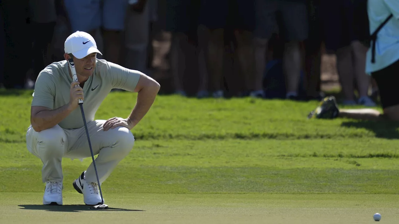 McIlroy tied for lead with Hojgaard and Rozner after 3rd round in Dubai as hot-headed Hatton fades