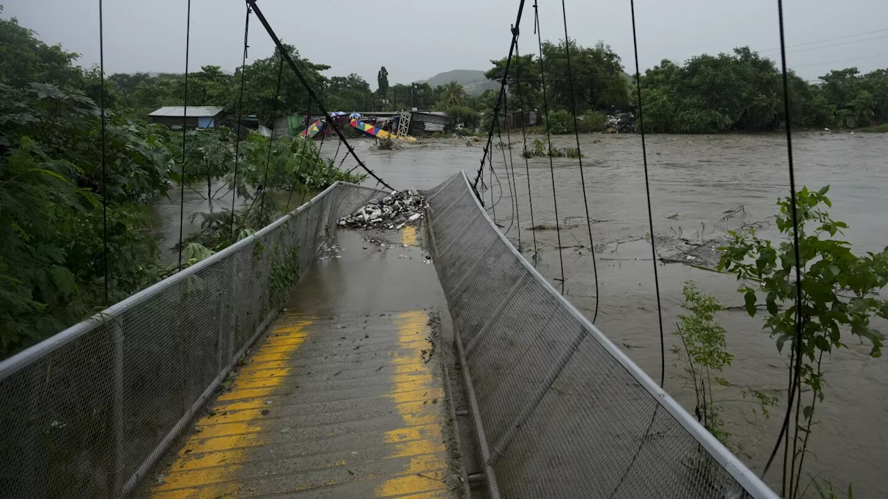 Tropical storm Sara drenches Honduras’ northern coast, with flash flooding and mudslides in forecast