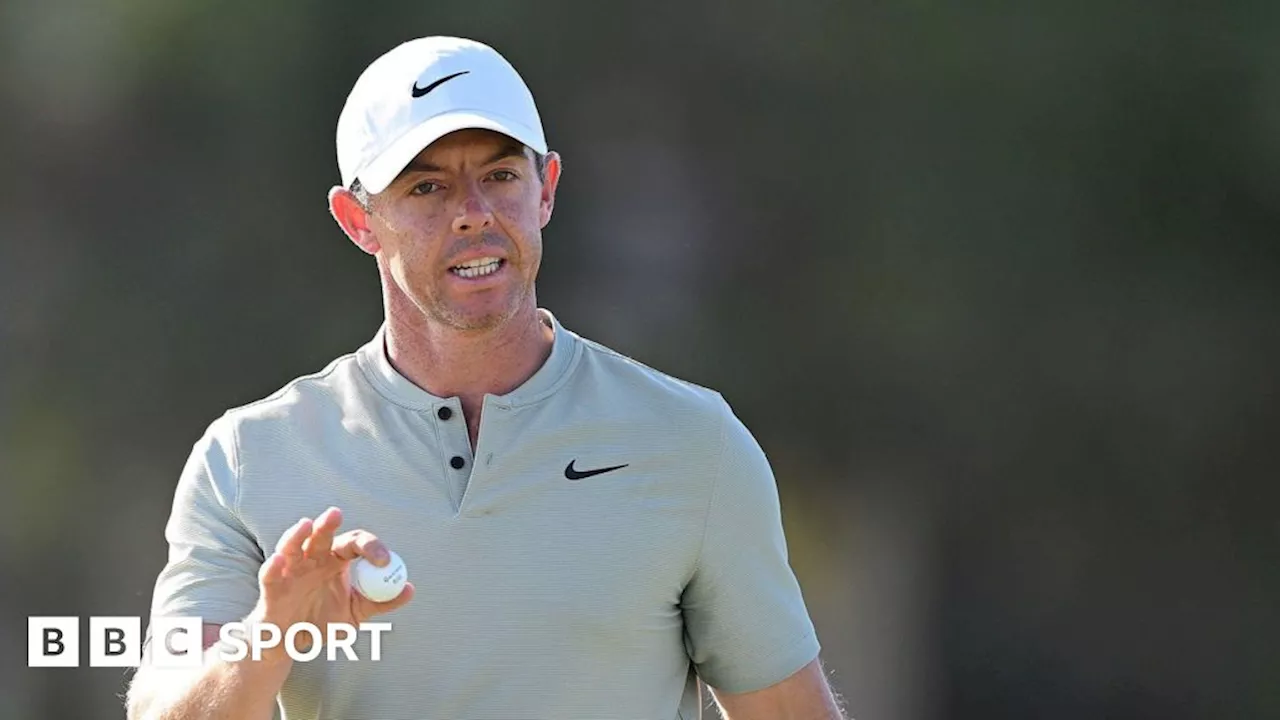 DP World Tour Championship: Rory McIlroy in three-way tie for lead