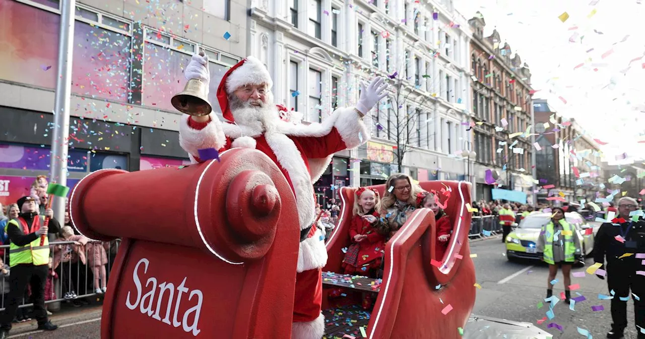 In pictures: Santa Parade sees Christmas magic arrive in Belfast city centre