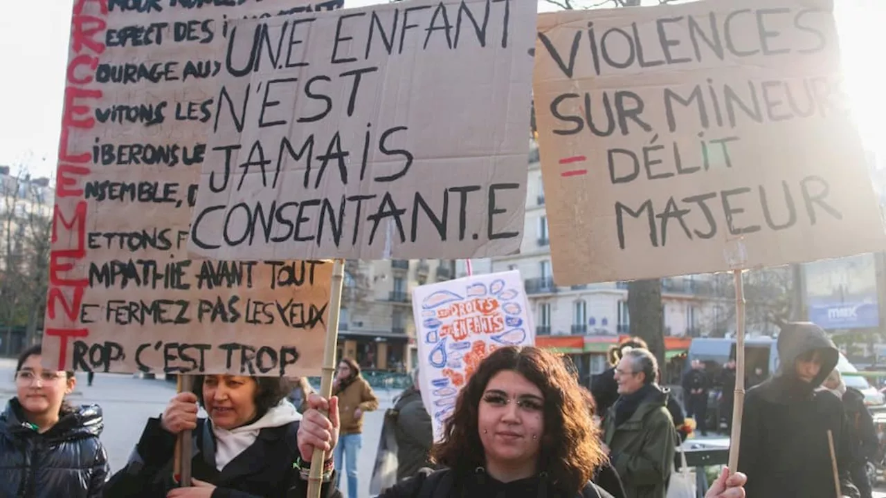 Paris: plus de 200 personnes rassemblées pour dénoncer les violences faites aux enfants