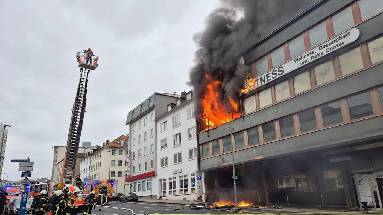 Kassel: Brand in Fitnessstudio verursacht eine Million Euro Schaden