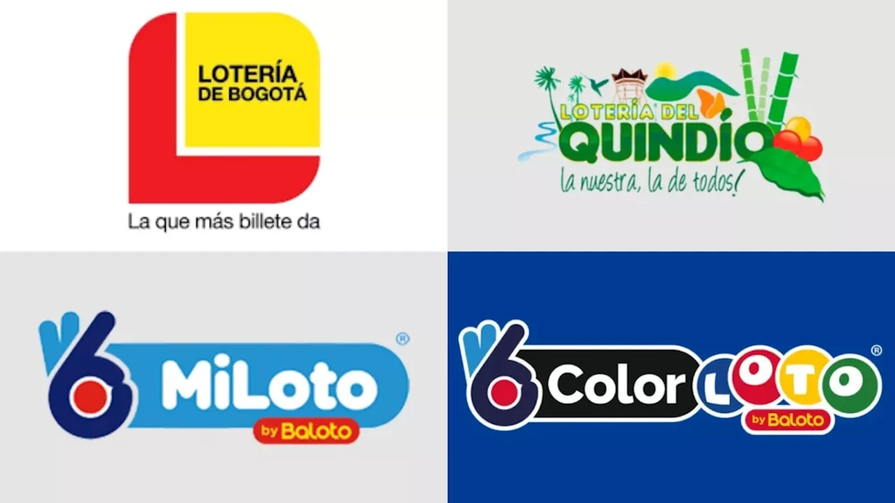 Resultados de loterías de Bogotá, Quindío, MiLoto y ColorLoto del 14 de noviembre de 2024