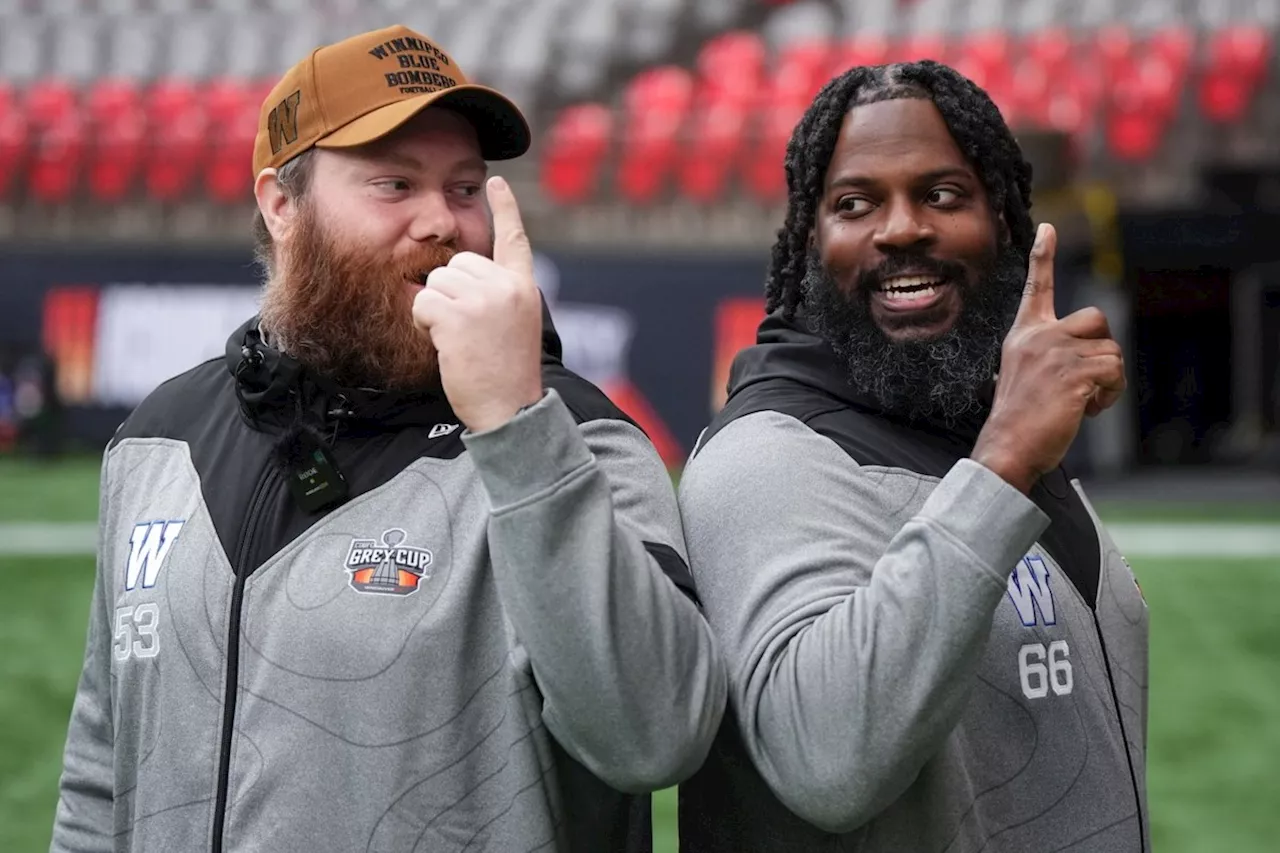 Blue Bombers' Bryant, Argonauts' Franklin separated by years of Grey Cup experience