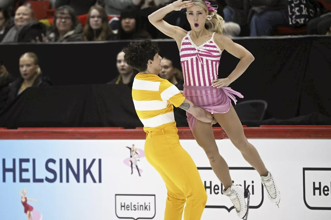 Canadian ice dancers Gilles, Poirier in the lead at Finlandia Trophy Grand Prix