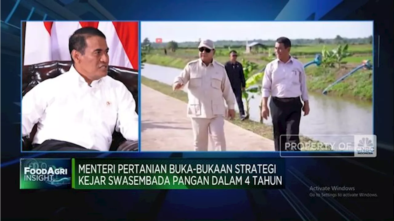 Video: Mentan Ungkap Jurus RI Swasembada Pangan Dalam 4 Tahun