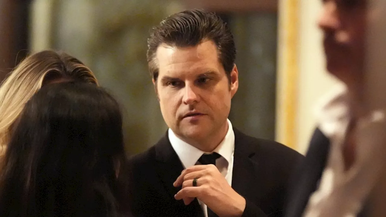 Anxiety and dismay inside the U.S. Justice Department after Trump taps Gaetz as attorney general