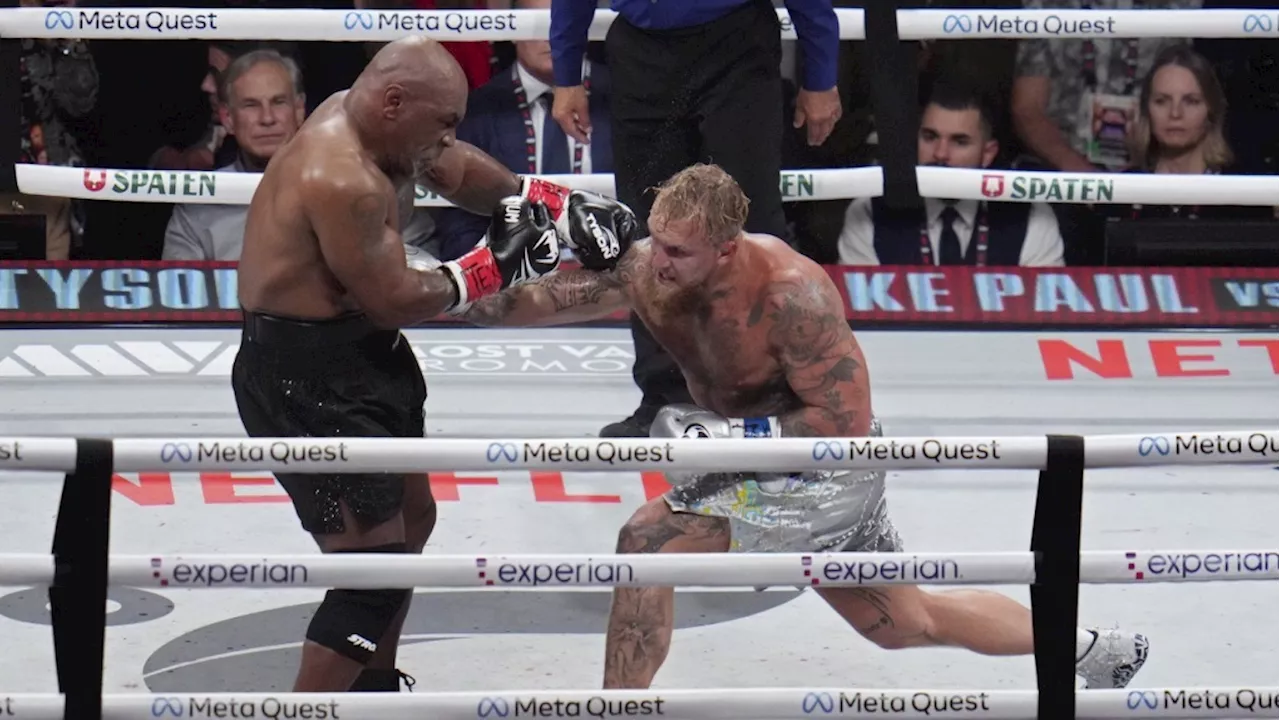 Jake Paul beats 58-year-old Mike Tyson as the hits don't match the hype