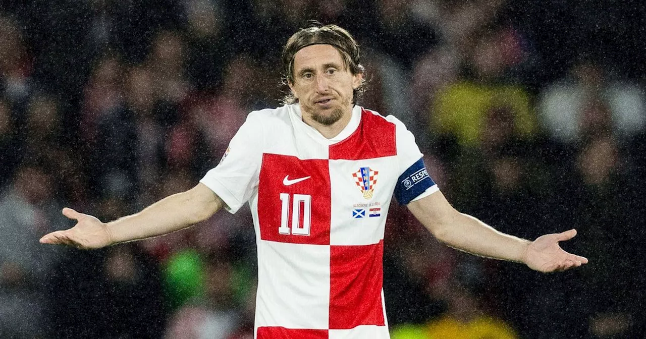 Luka Modric breaks character and accuses ref of killing Croatia against Scotland