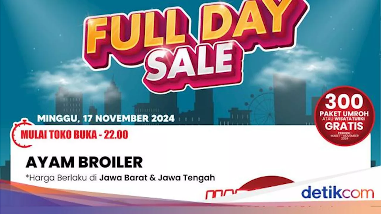 Ayam Broiler Banting Harga di Transmart Full Day Sale, Jadi Semurah Ini!