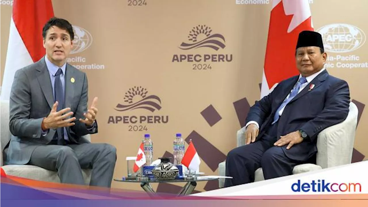 Bertemu Trudeau, Prabowo Teken Perjanjian Perdagangan Bebas RI-Kanada