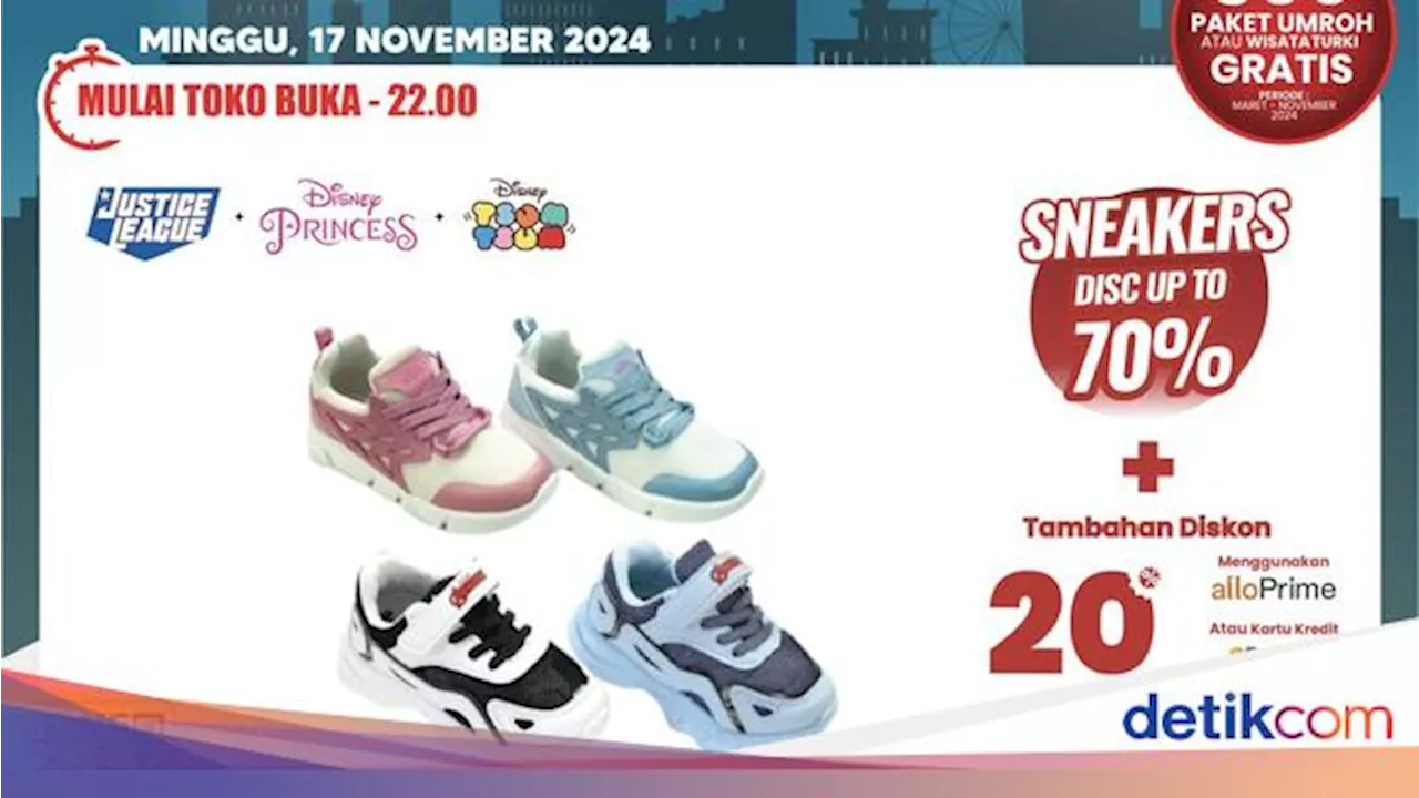 Serbu! Sepatu-Sandal Anak Diobral Cuma di Transmart Full Day Sale