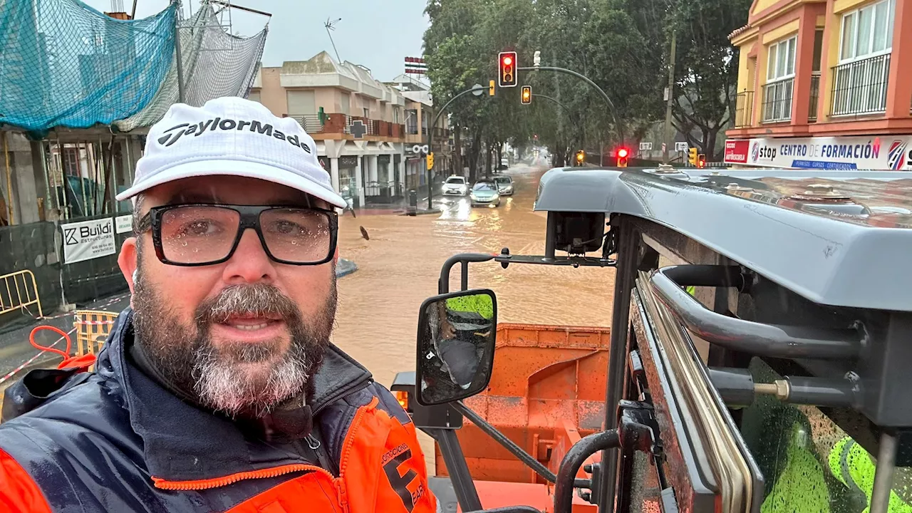 Juan, el salvador que derribó un dique en plena dana en Málaga