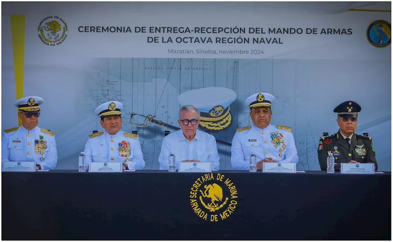 José Daniel Reséndiz asume el cargo como nuevo jefe Naval en Mazatlán, Sinaloa; tiene más de 30 años de experiencia en la Semar