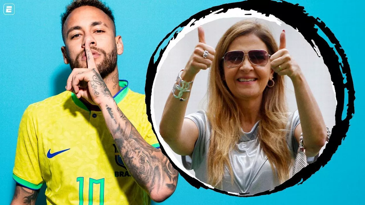 Leila 'veta' Neymar no Palmeiras e elenca motivos: 'Quem decide sou eu'