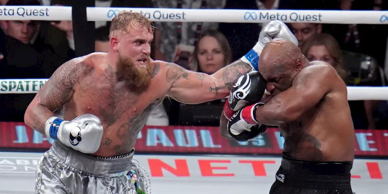 Jake Paul beats 58-year-old Mike Tyson as the hits don’t match the hype