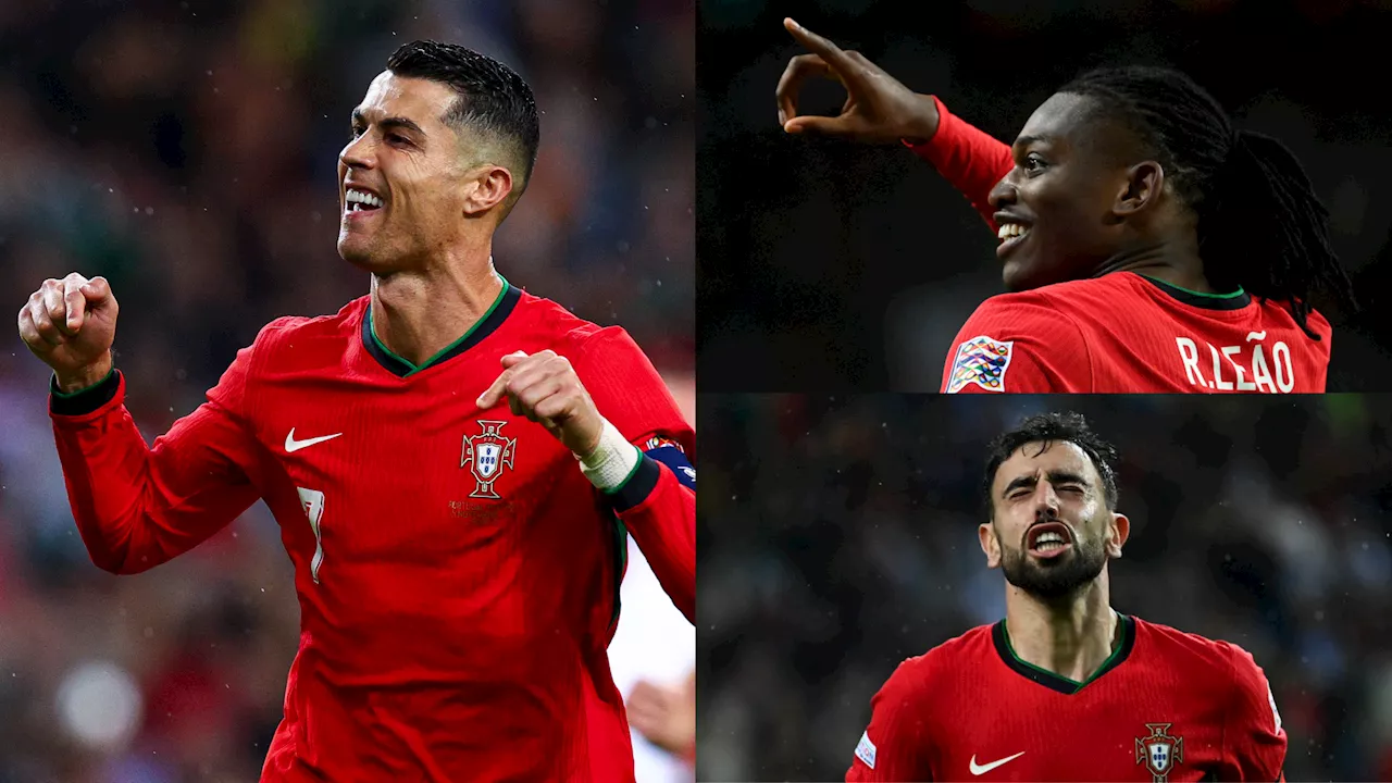 Rating Pemain Portugal Vs Polandia: Gol Akrobatik Cristiano Ronaldo Warnai Pesta Gol Selecao!